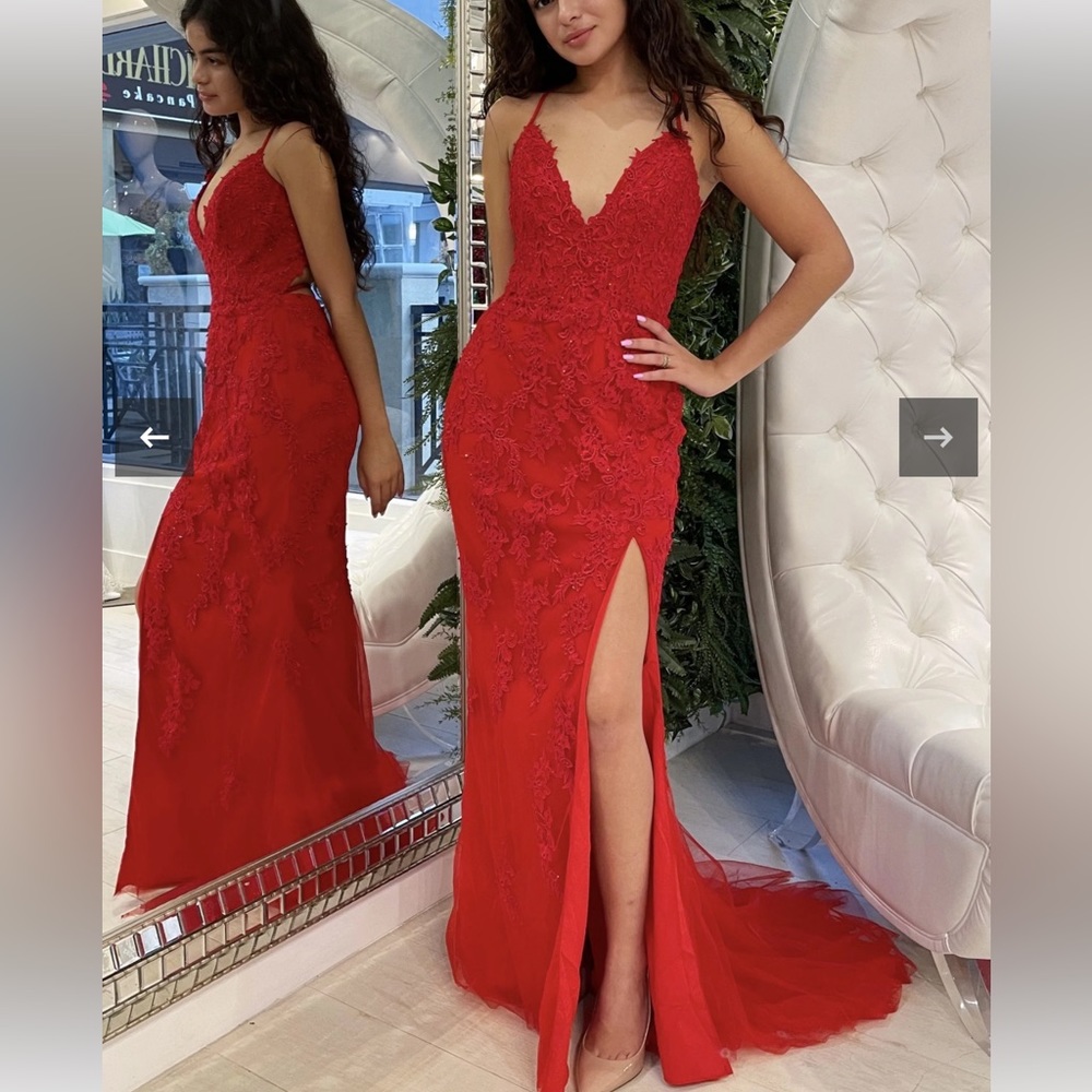 Aidyn Red Gown by Rene The Label